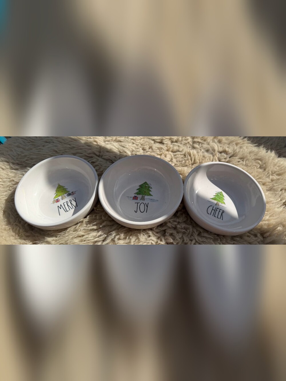 Rae Dunn Christmas Tasting Bowls